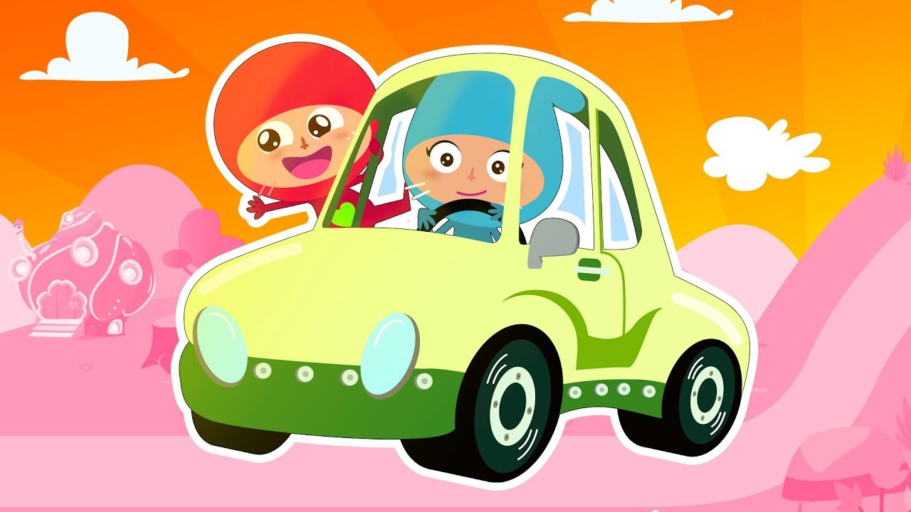 🚗 BEEP BEEP 📣 | Aprende los COLORES | Canciones infantiles en ESPAÑOL | Green Family