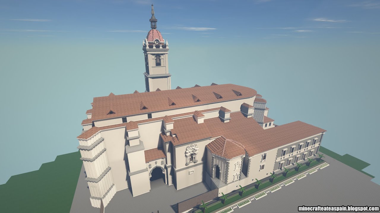 Réplica Minecraft: Catedral de Ciudad Real, España. (Con Interiores).