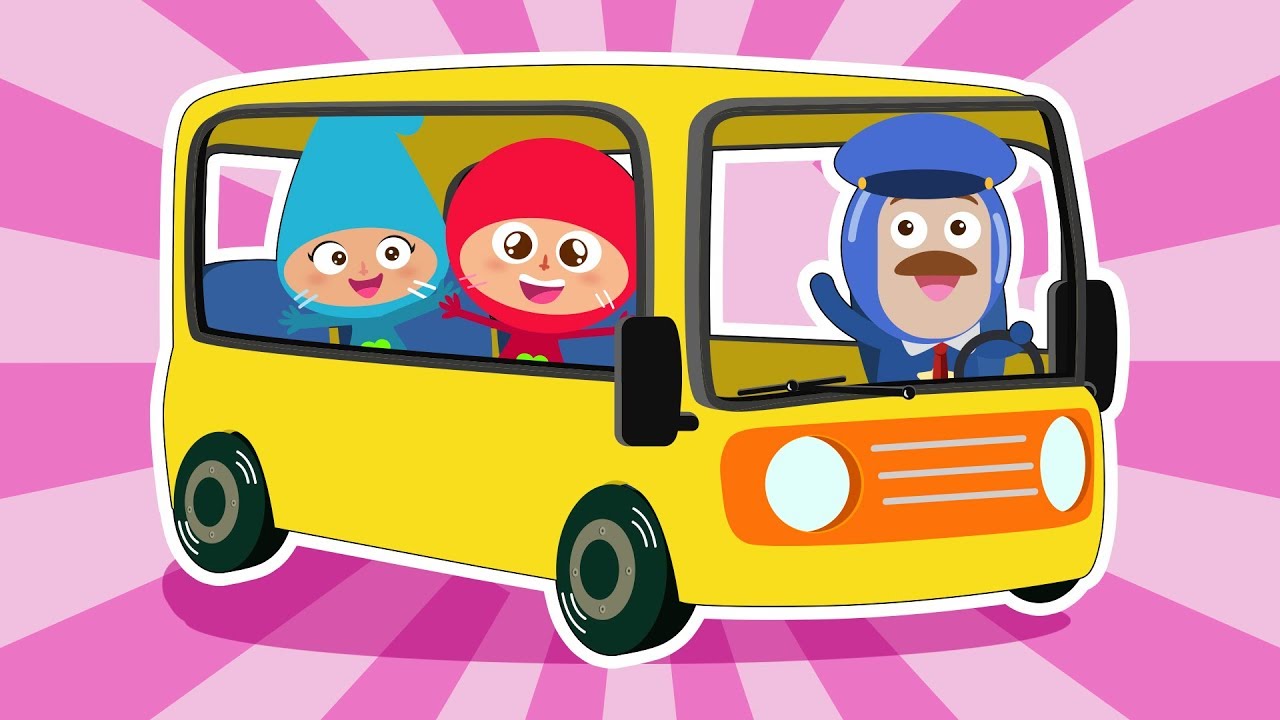 🚌 Las RUEDAS del AUTOBÚS 🚌 | Canciones Infantiles en ESPAÑOL | Green Family