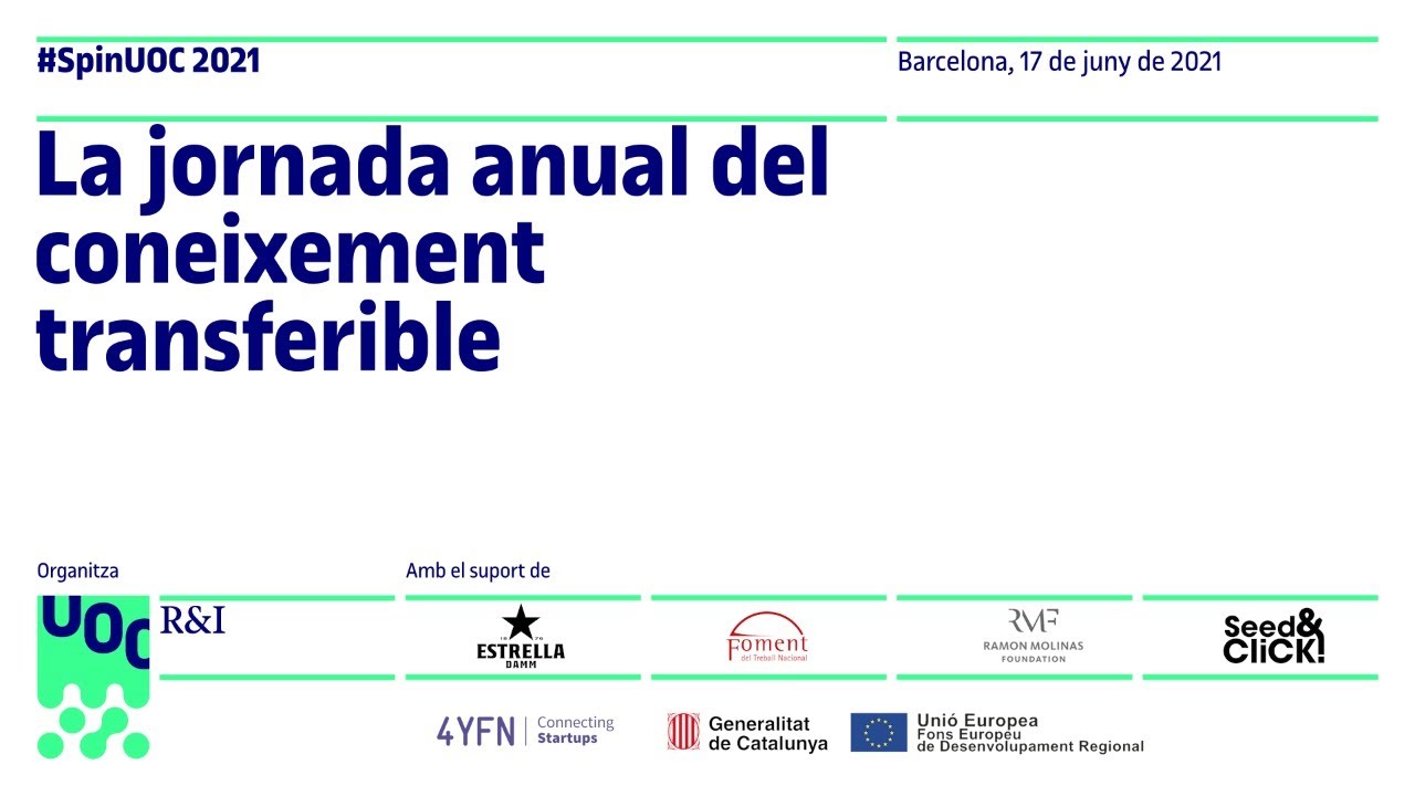 #SpinUOC 2021 La jornada anual del coneixement transferible | UOC