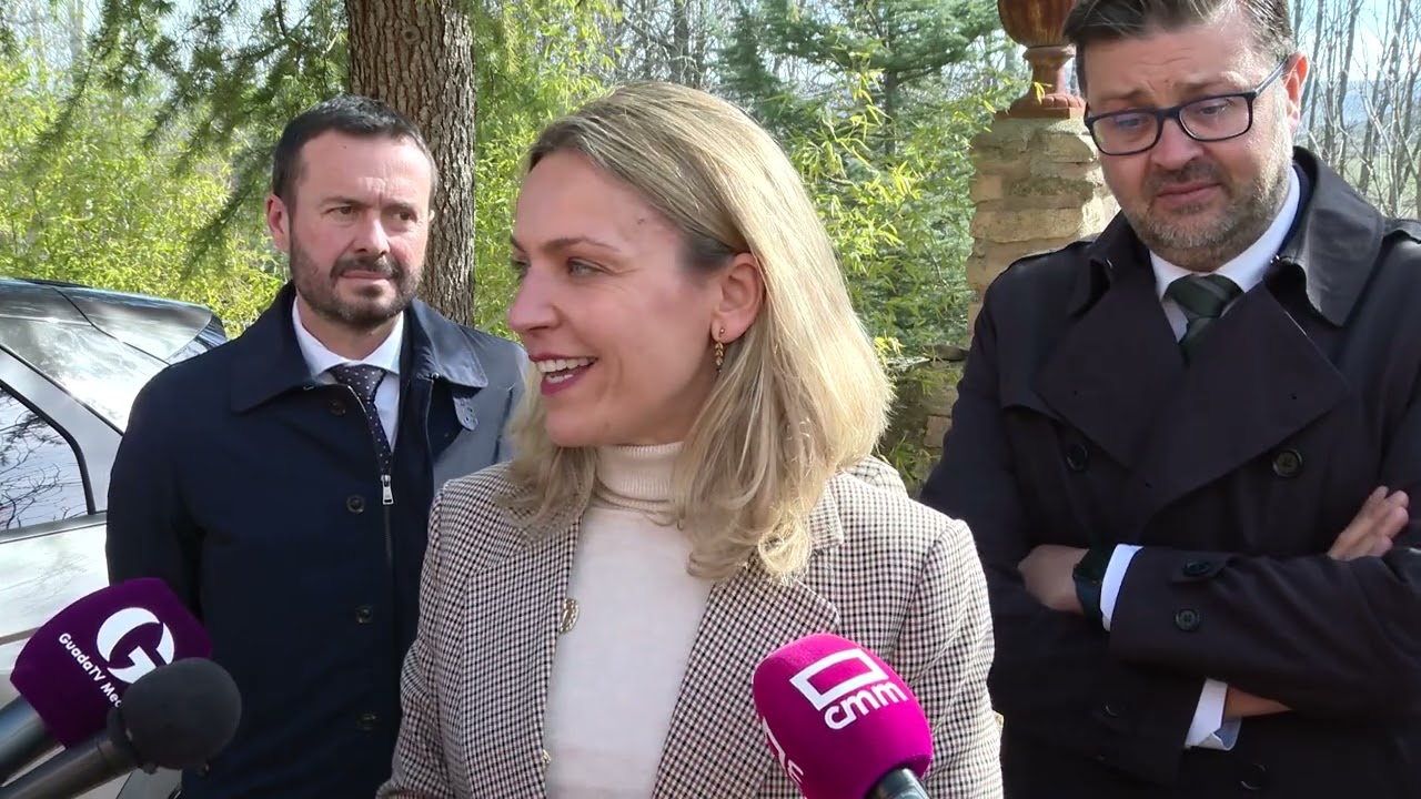 Primer paso para la recuperación de las Salinas de Imón. María Jesús Merino, alcaldesa de Sigüenza