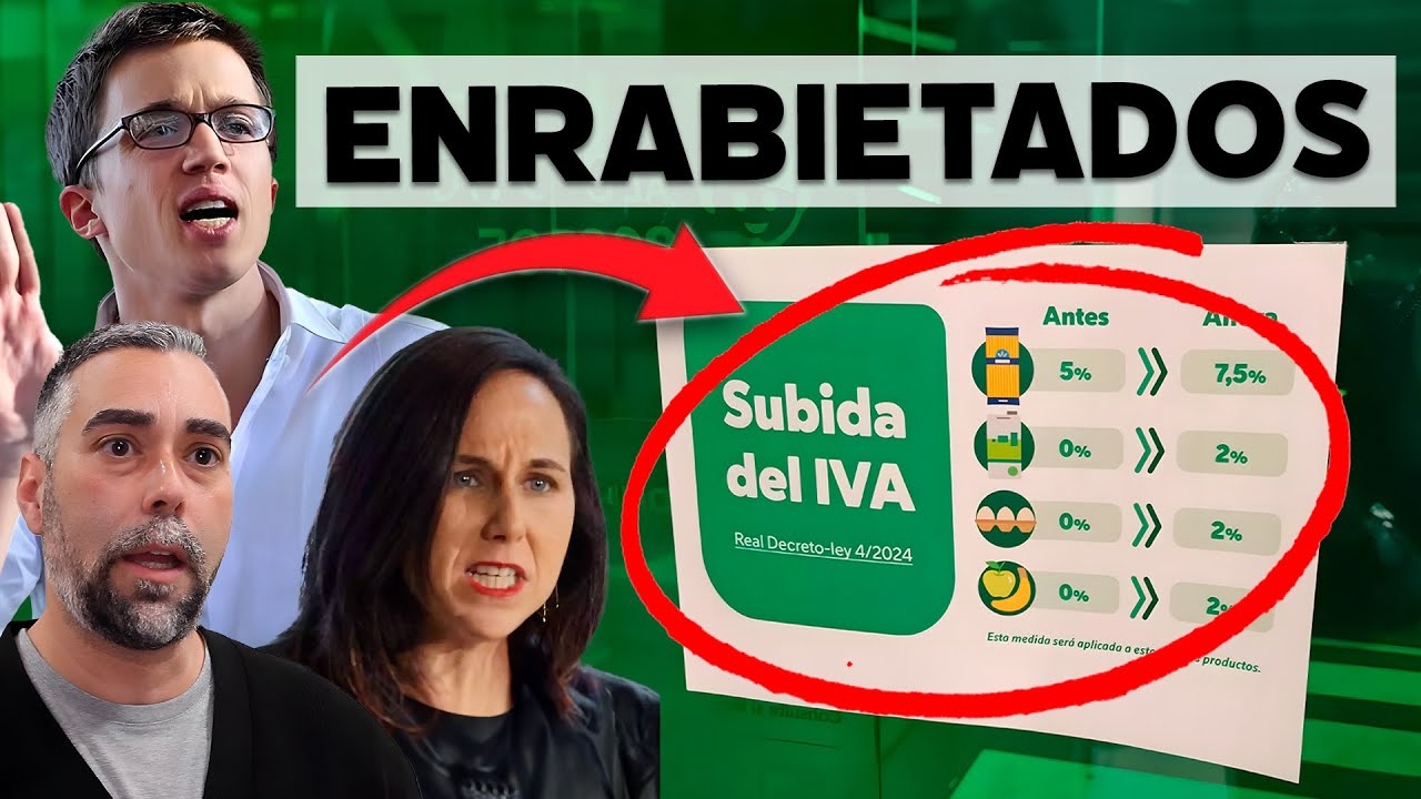 La izquierda española se enrabieta porque Mercadona informa sobre la subida del IVA