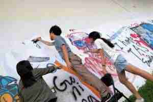 242089_Graffiti action in Taiwan for Liu Xiaobo _ Liu Xia 3