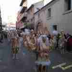 Un total de 23 grupos participaron con gran vistosidad en el Desfile de Carrozas y Comparsas de Quintanar 18