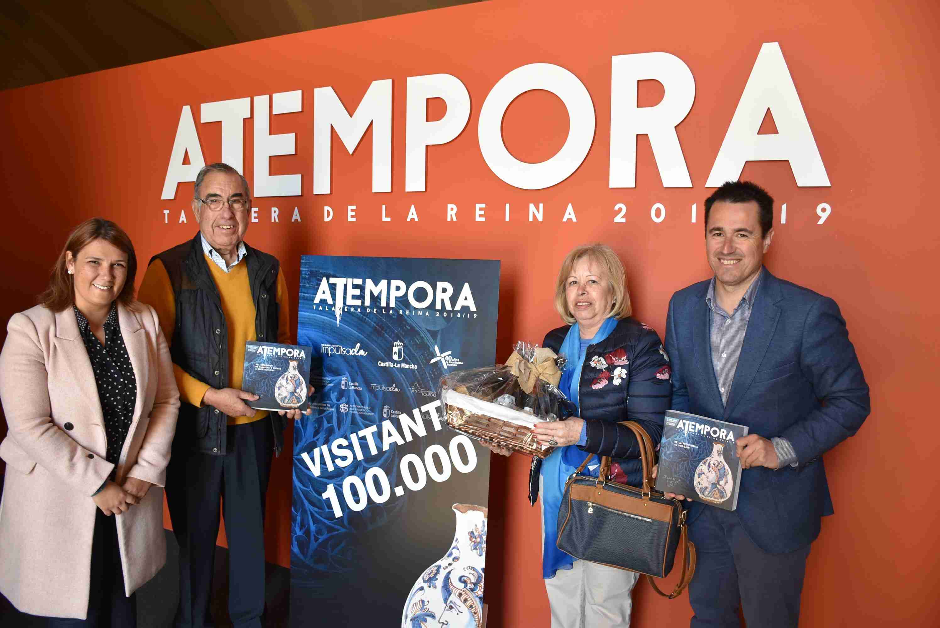 La exposición ‘aTempora. 6.000 años de cerámica en Castilla-La Mancha’ recibe en la mañana de este jueves a su visitante número 100.000 1