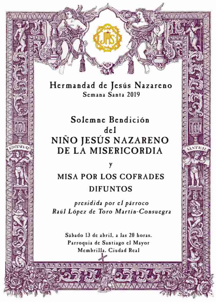 El Niño Jesús Nazareno de la Misericordia, la nueva imagen de la Semana Santa de Membrilla, será bendecido el próximo 13 de abril 4