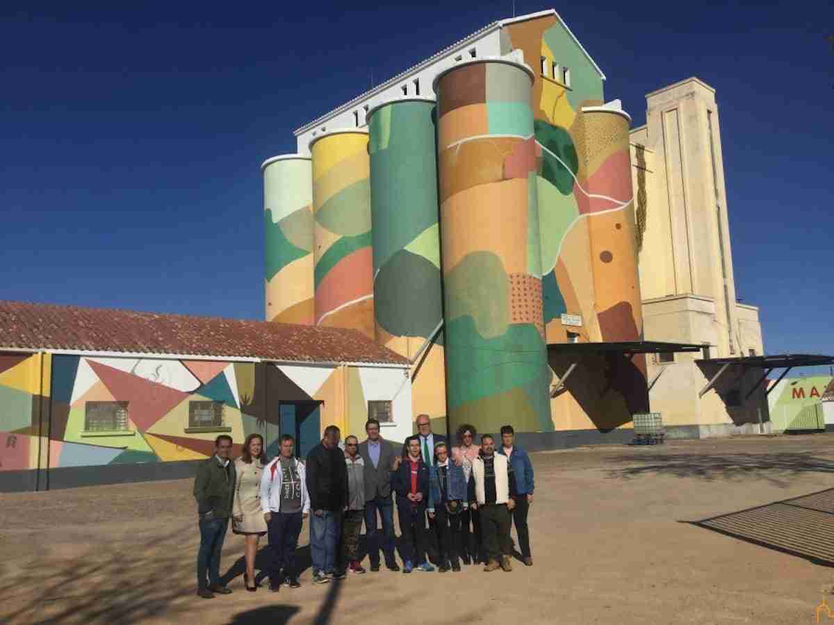 La Diputación recupera los silos e implica a personas con capacidades diferentes en un proyecto de arte mural sin precedentes 2