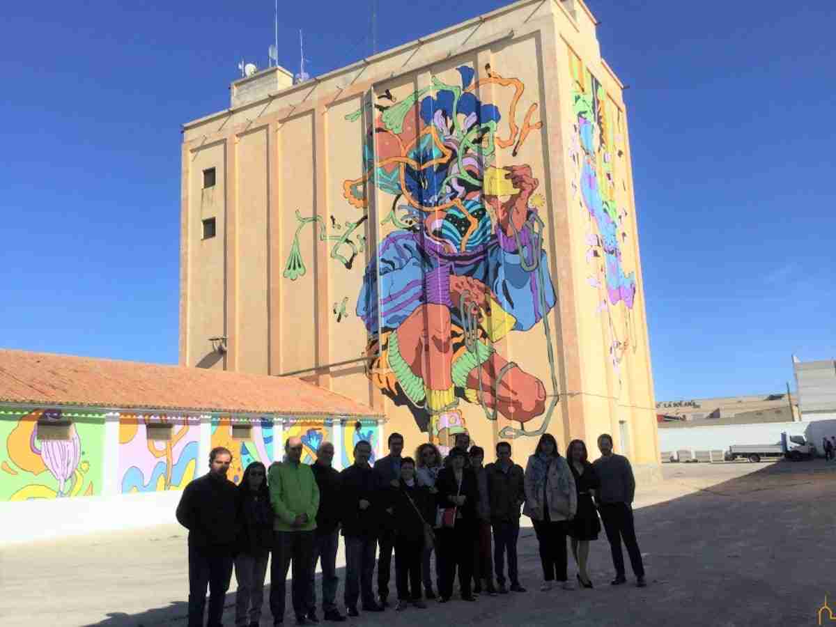 La Diputación recupera los silos e implica a personas con capacidades diferentes en un proyecto de arte mural sin precedentes 4