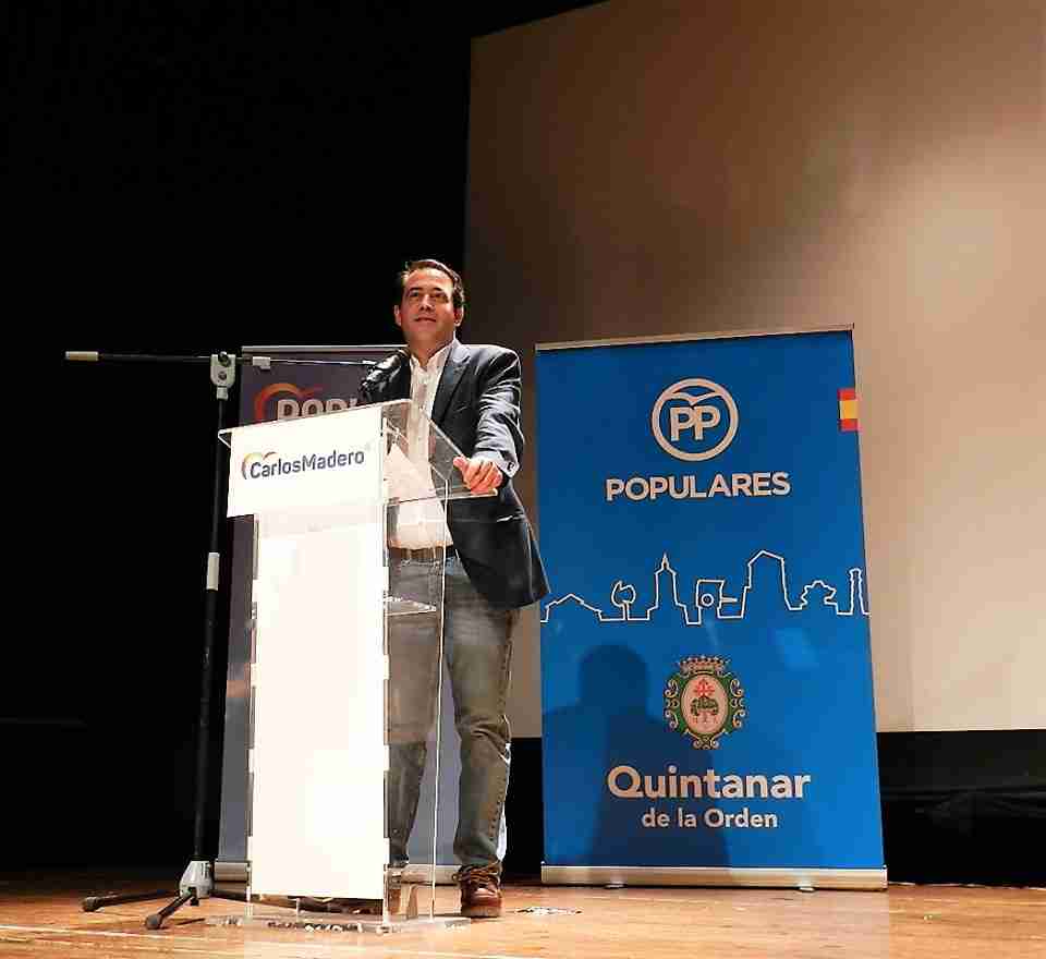 El “popular” Carlos Madero presenta su lista en Quintanar de la Orden 2