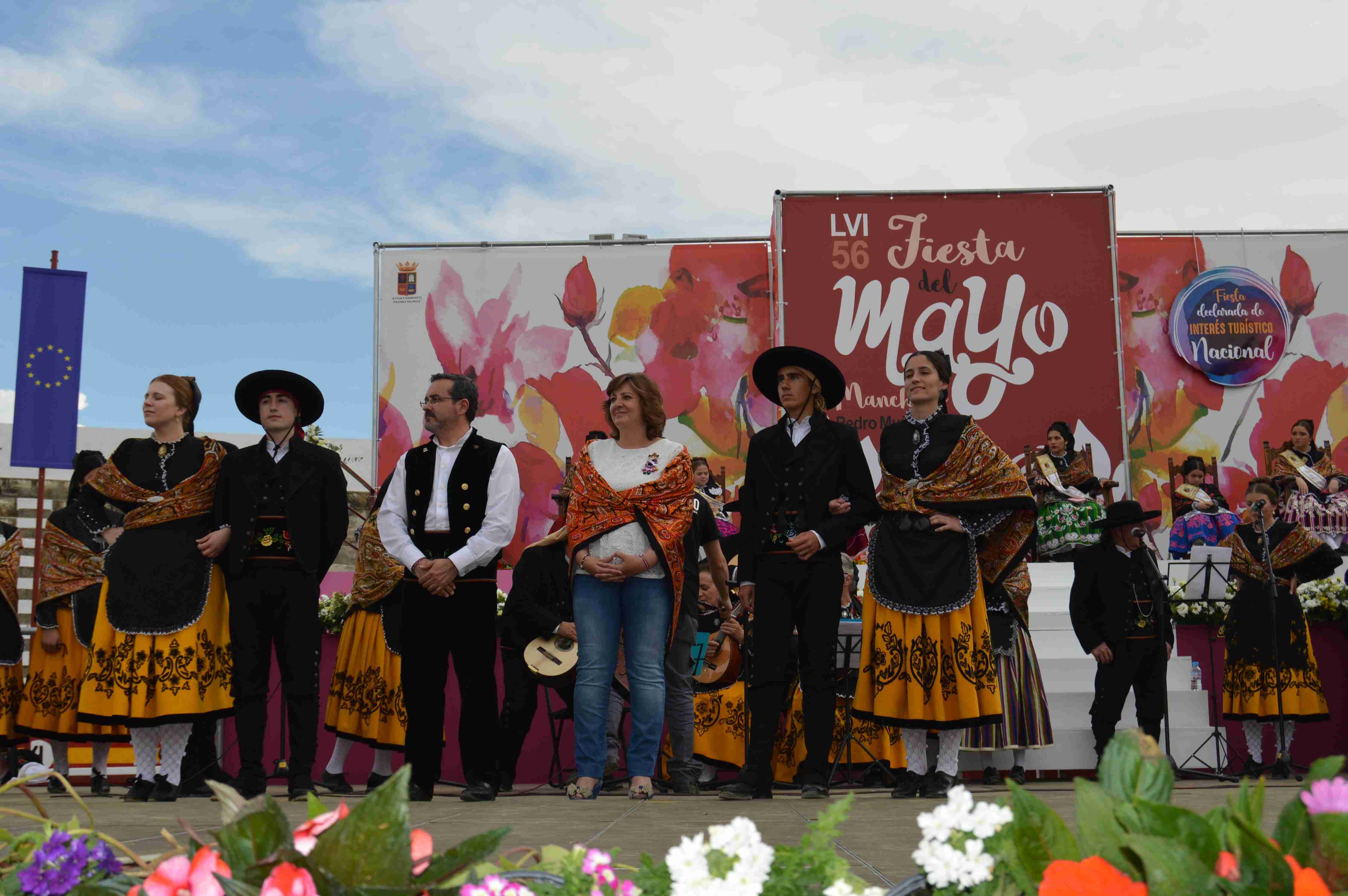 La consejera de Economía celebra la primera edición del Mayo Manchego de Pedro Muñoz con la declaración de Fiesta de Interés Turístico Nacional 2