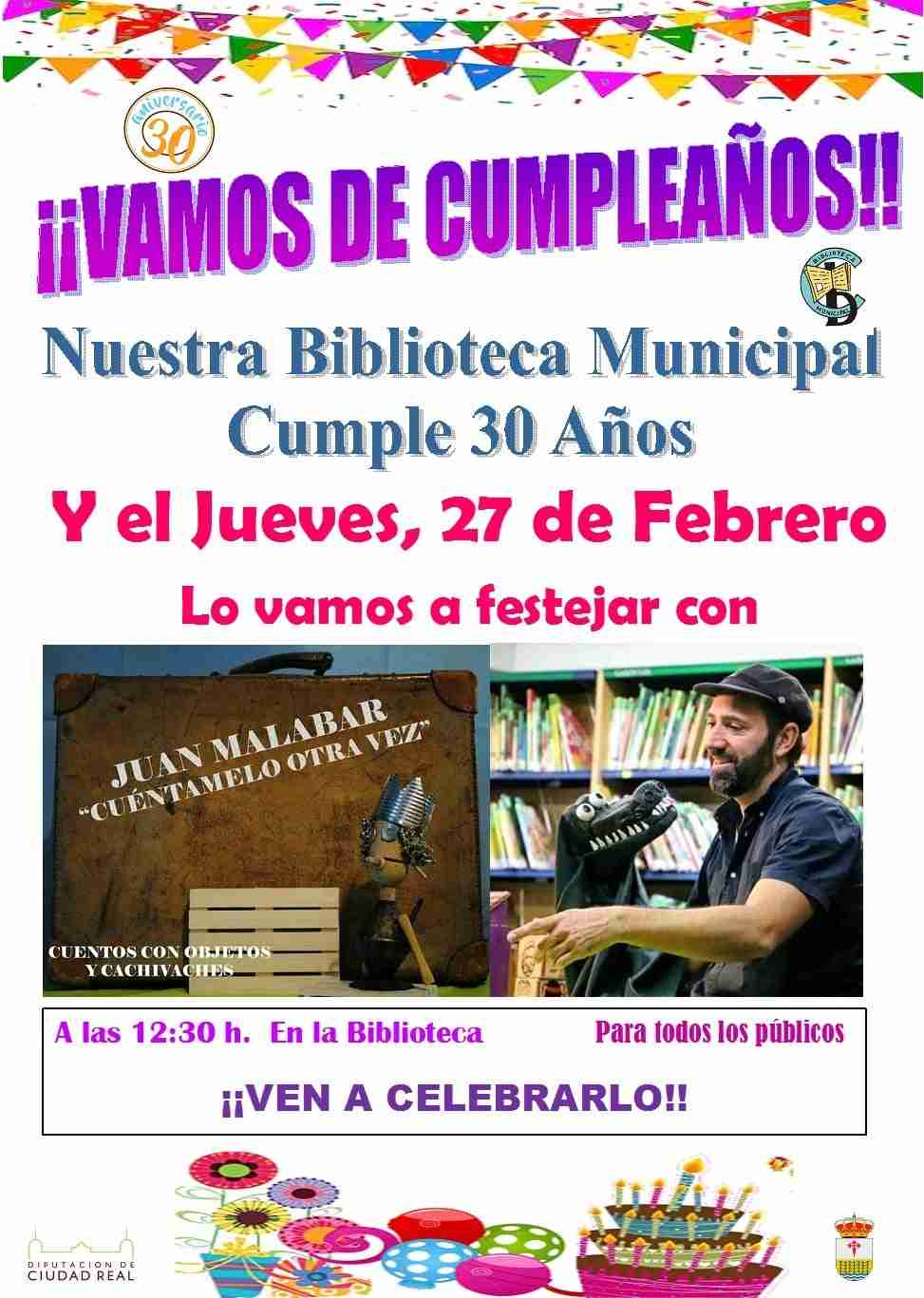 La Biblioteca Municipal de Carrizosa comienza esta semana los actos de su 30 Aniversario 1