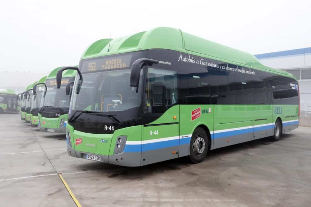 Madrid renueva su flota de autobuses interurbanos con vehículos sostenibles 2