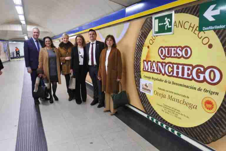 campana aprende a conocerlo de queso manchego en el metro de madrid