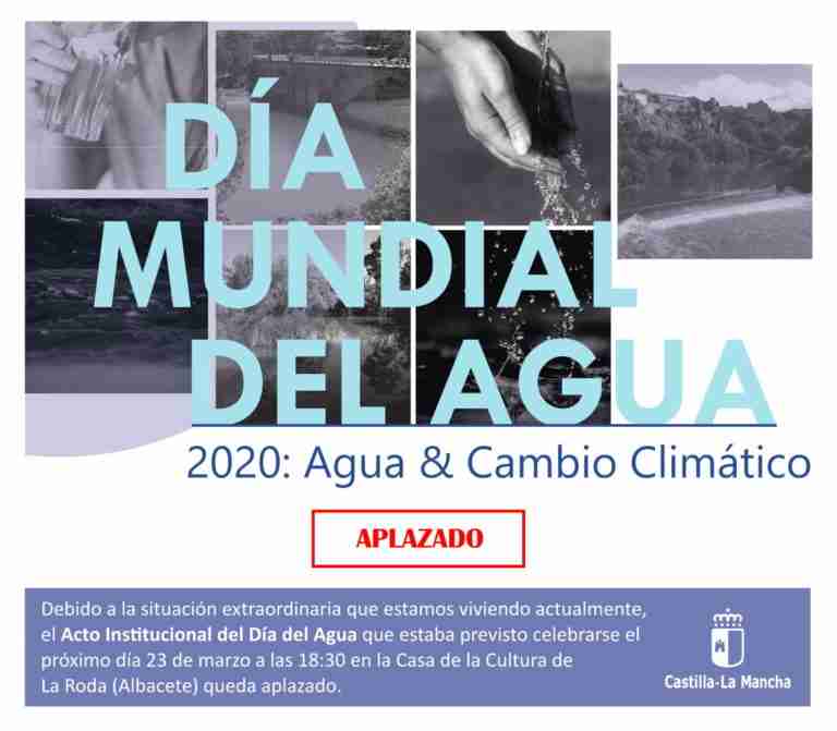 aplazan dia mundial del agua