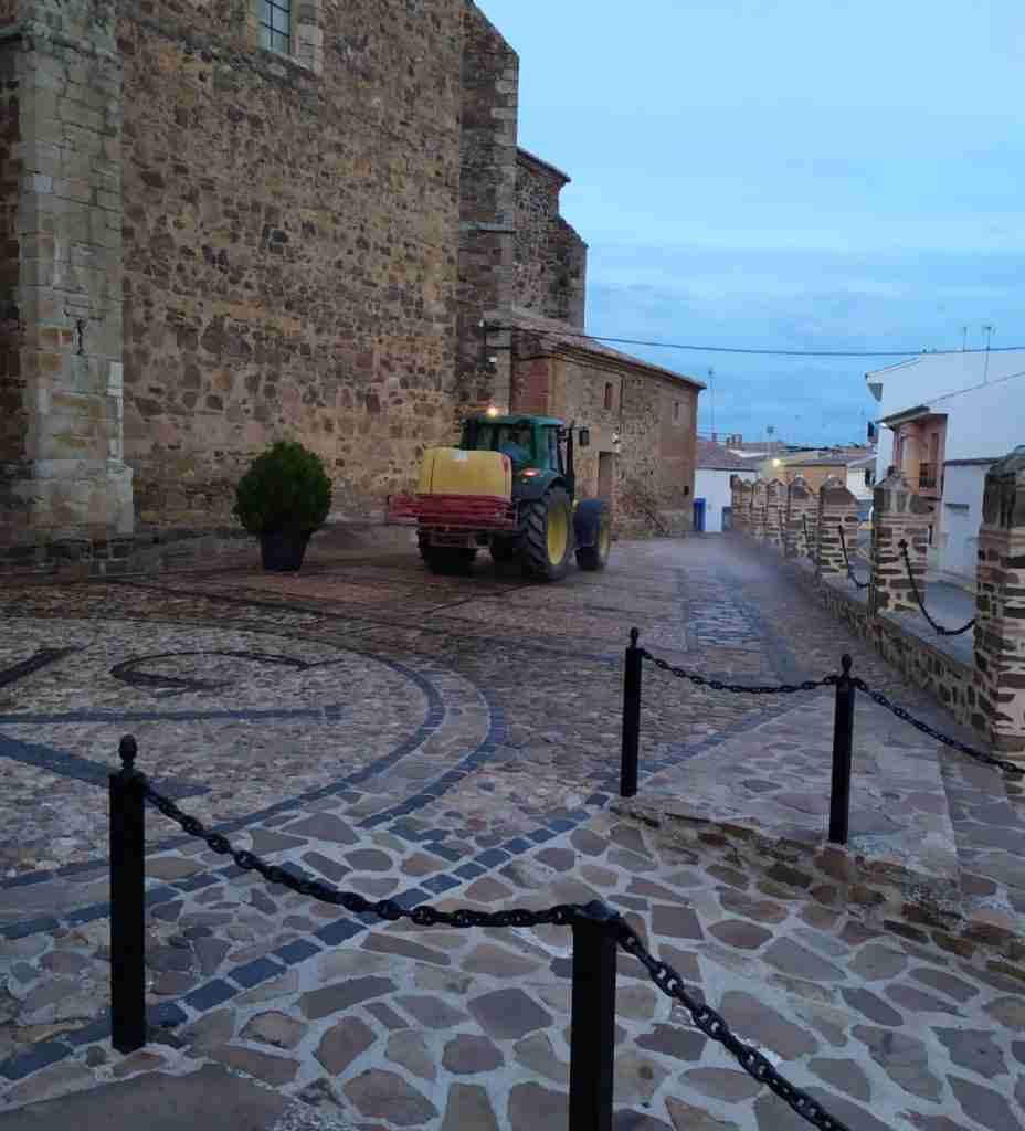 desinfeccion de espacios municipales en viso del marques