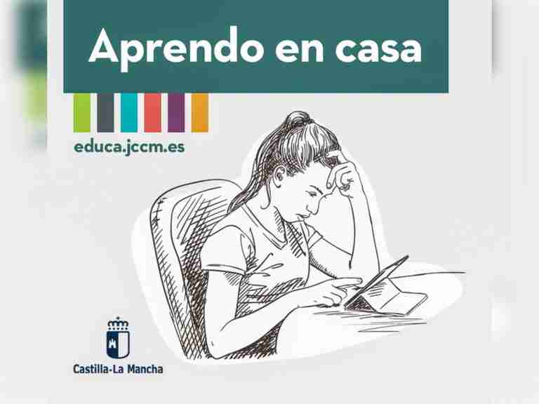 nuevo espacio aprendoencasa en el portal de la consejeria de educacion de clm