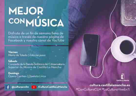 El Gobierno regional ofrece 84 actuaciones online de artistas de Castilla-La Mancha este fin de semana 2