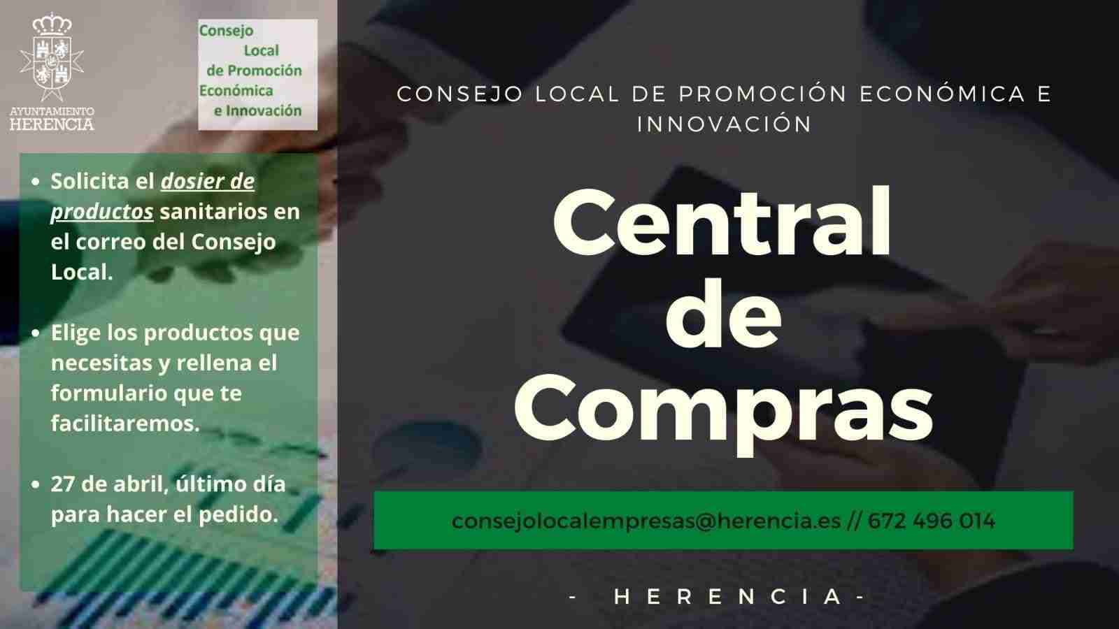 El Consejo Local de Promoción Económica e Innovación de Herencia pone en marcha una “central de compras” de material sanitario para empresas y autónomos 1