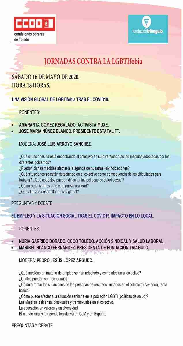 CCOO-Toledo y Fundación Triángulo desarrollan diferentes actividades con motivo del Día internacional contra la LGBTIfobia 1