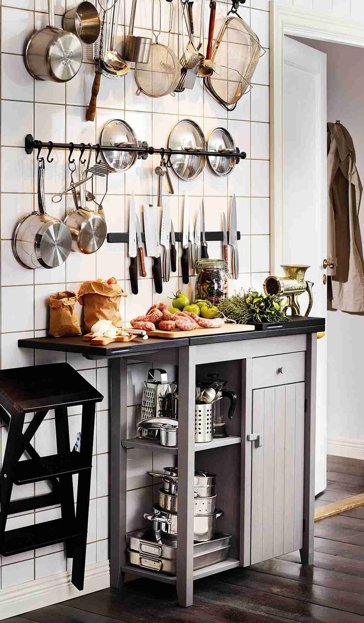 Las ideas más prácticas para montar una cocina sin muebles altos - Foto 1