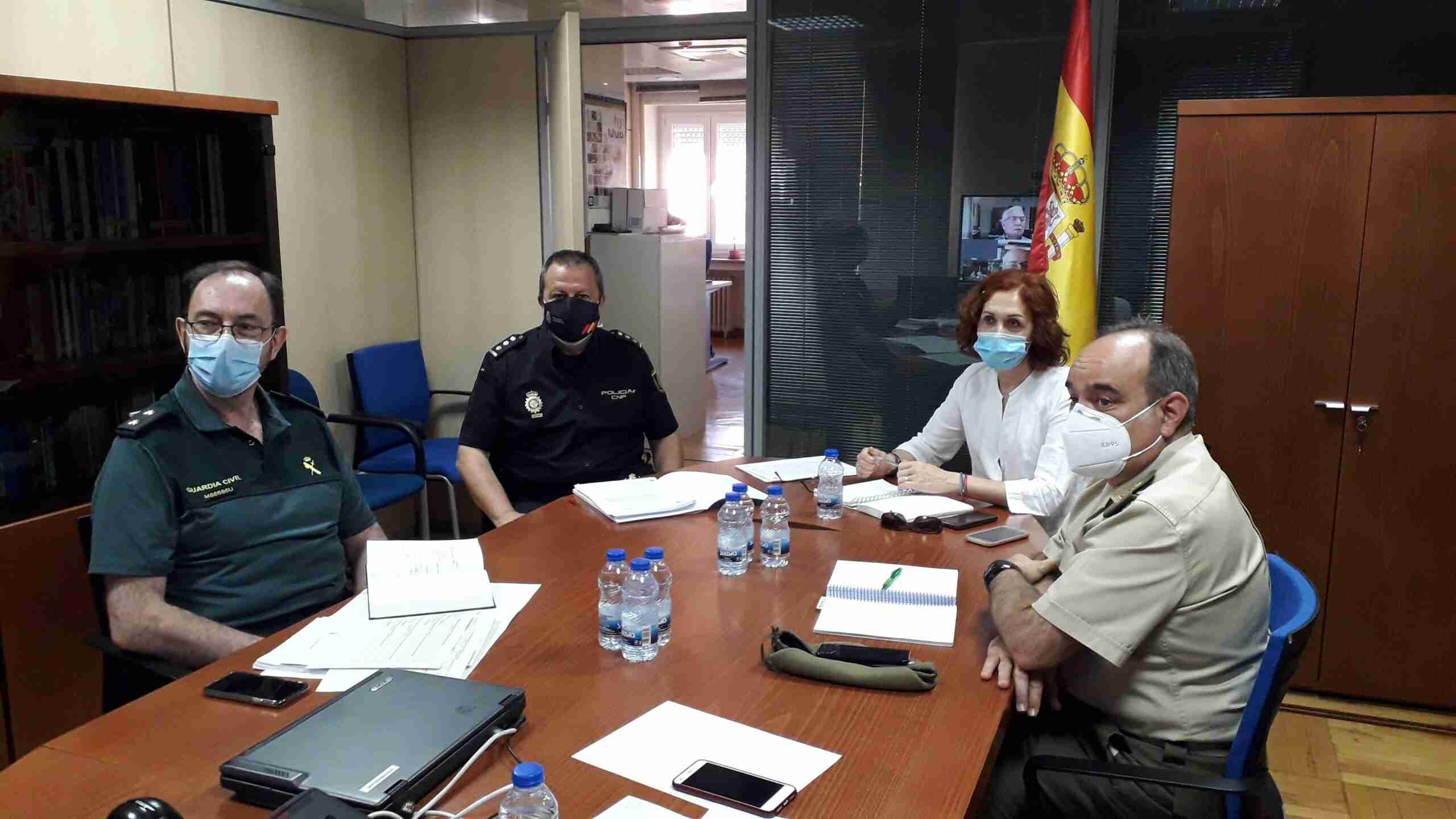 La subdelegada preside el 4º CECOP (Centro de Coordinación Operativo Provincial) para seguimiento de actuaciones del Plan de desescalada 2