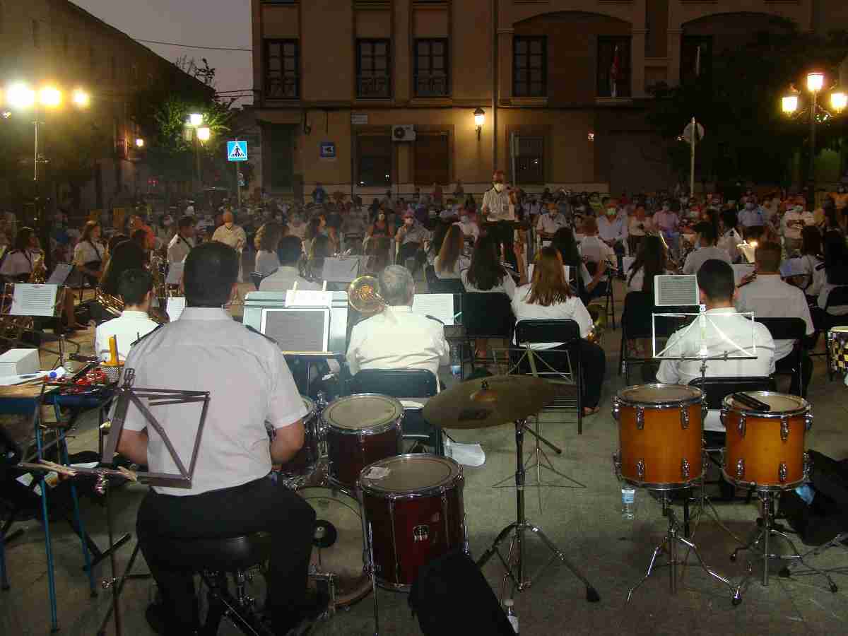 La Banda Sinfónica Municipal de Quintanar de la Orden ofrece un gran concierto con todas las medidas de seguridad 1