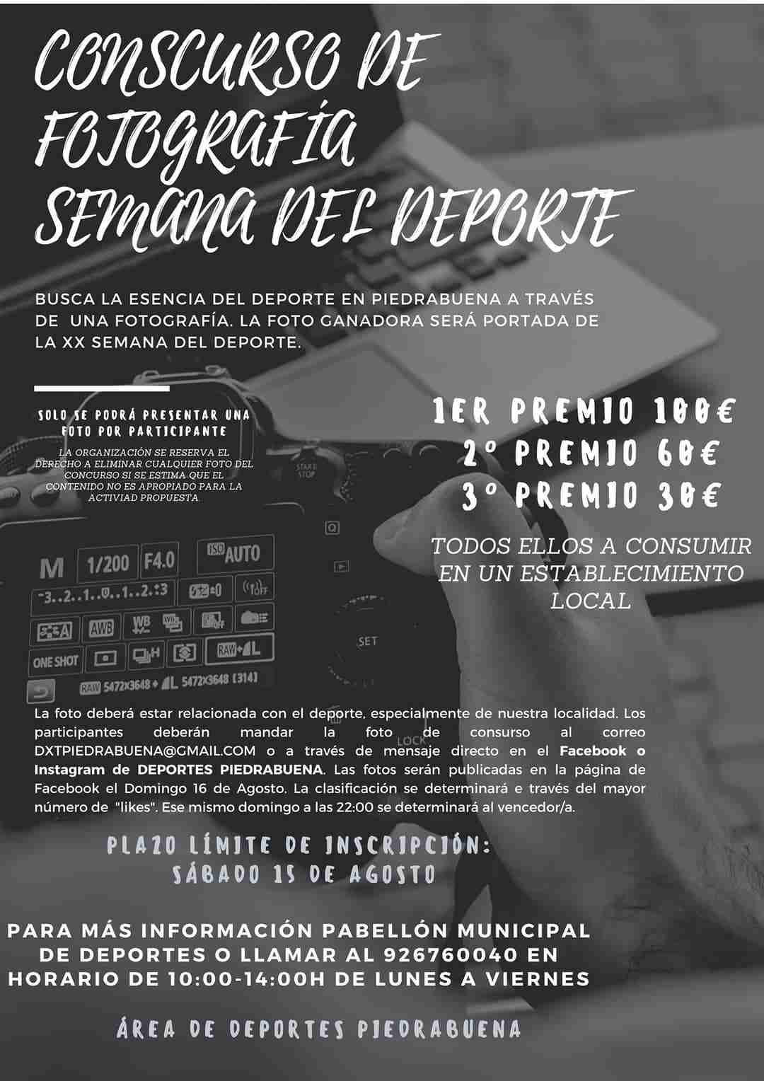 Del 10 al 16 de agosto, la Semana Virtual y Solidaria del Deporte en Piedrabuena 3
