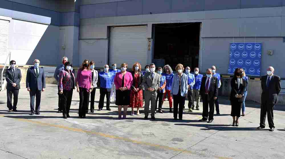 Doña Sofía visita el Banco de Alimentos de Ciudad Real