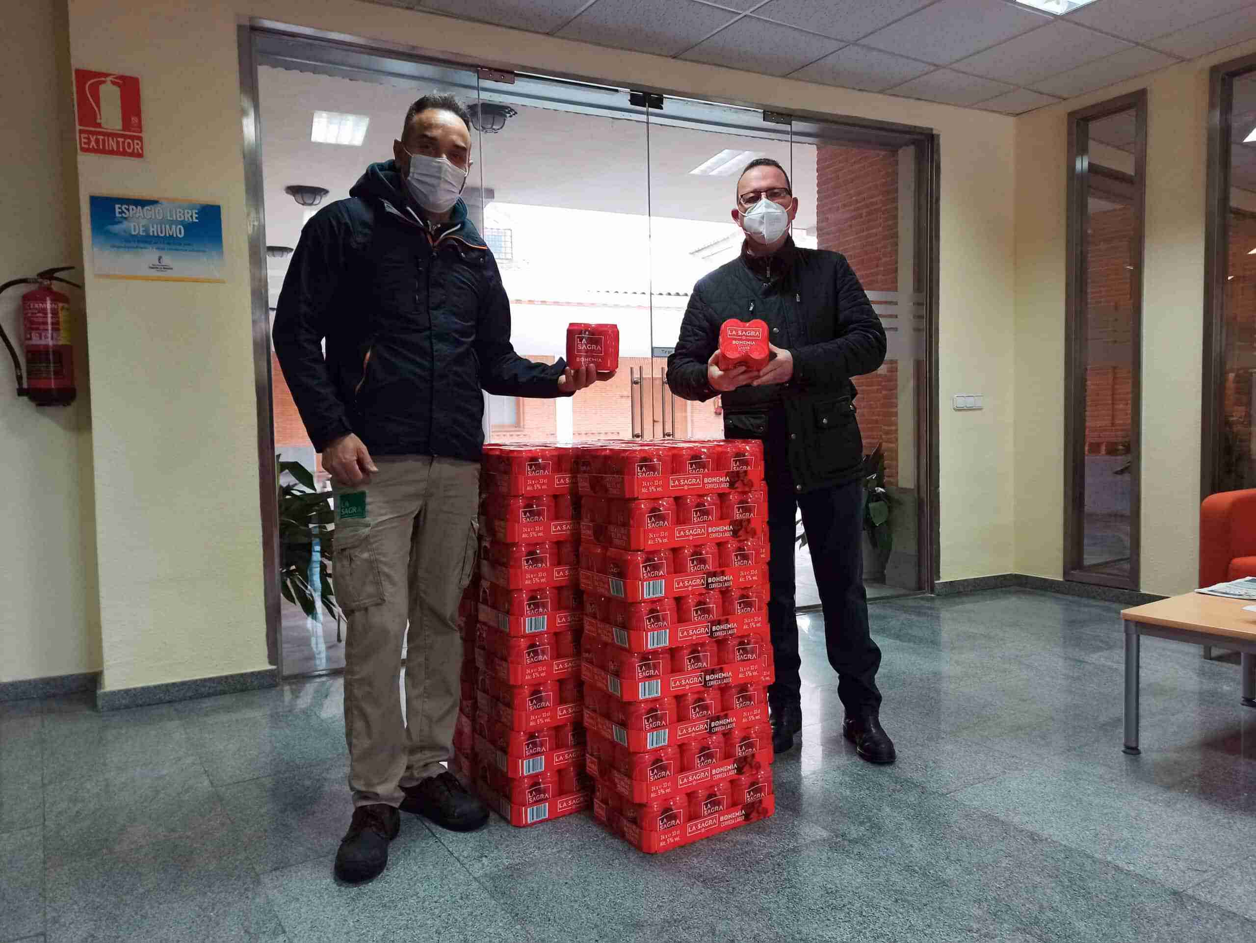 La SAGRA regala cerveza a los trabajadores y voluntarios que han ayudado durante la ola de frío 1