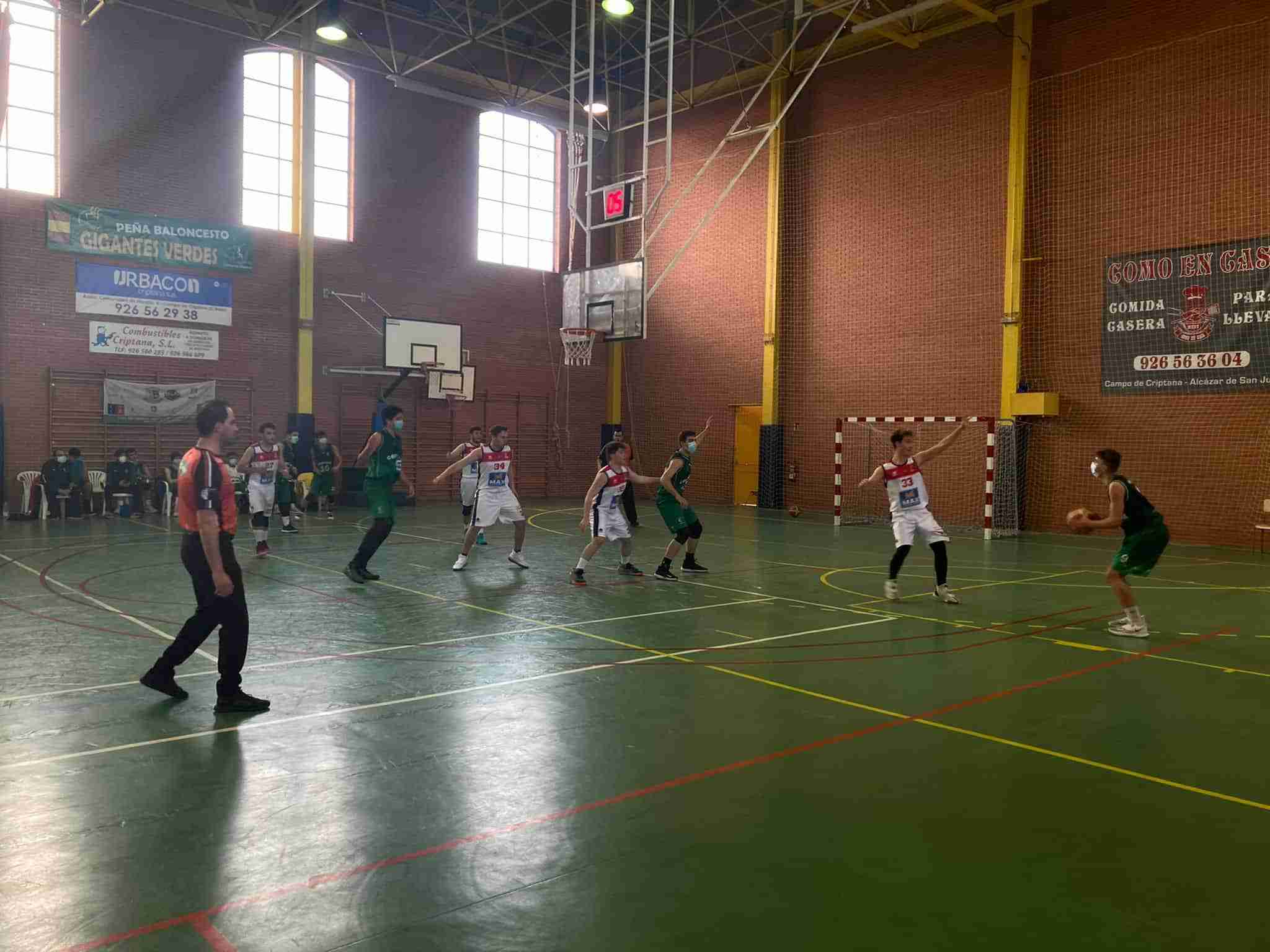 El equipo junior masculino de baloncesto Criptana gana en una nueva jornada de liga 1