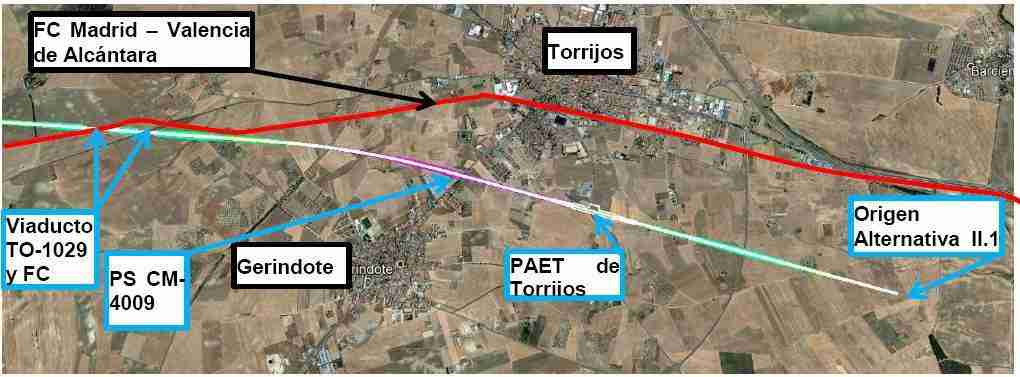 El Colegio de Ingenieros de Caminos propone un corredor único en Torrijos para la línea convencional y la nueva línea AVE Madrid-Extremadura 1