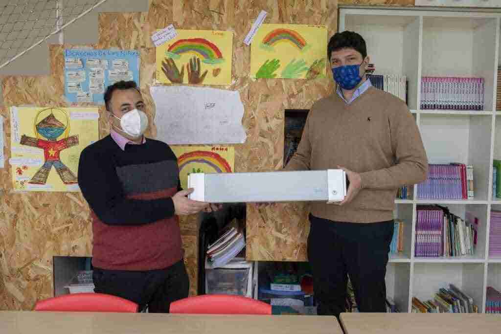 Jata donó purificadores de aire a Save the Children para el Centro de Recursos para la Infancia y la Adolescencia (CRIA) de Toledo 2