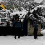 La Guardia Civil ha realizado numerosas actuaciones durante la nevada del pasado fin de semana 3