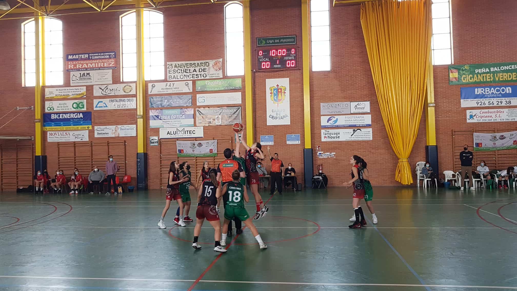 El equipo junior femenino de baloncesto Criptana se alzó con la victoria en la última jornada de liga 1