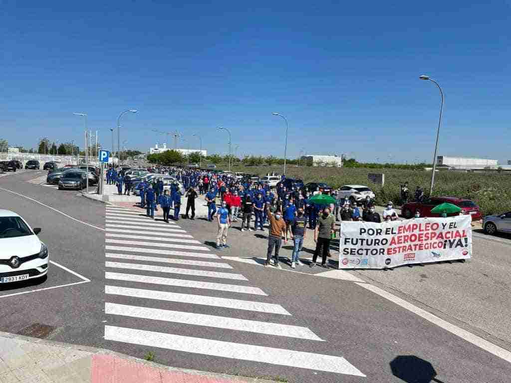 Las plantillas de Airbus en Illescas y Albacete secundaron masivamente una nueva jornada de huelga 1