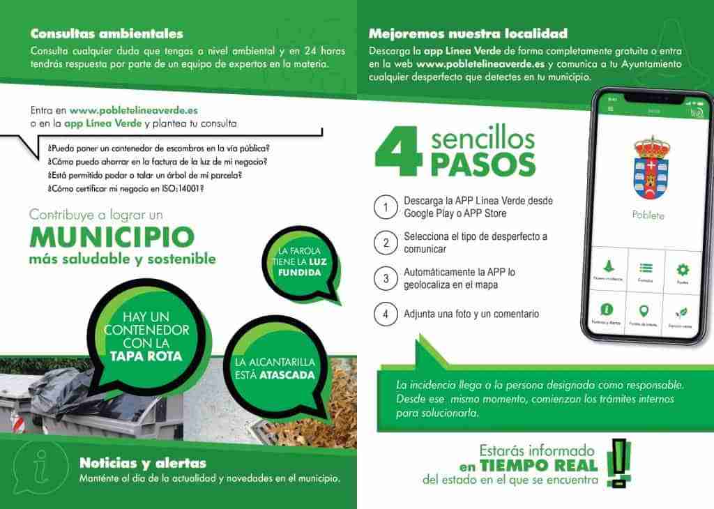 Nuevo servicio de comunicación de incidencias en Poblete mediante una app móvil 1