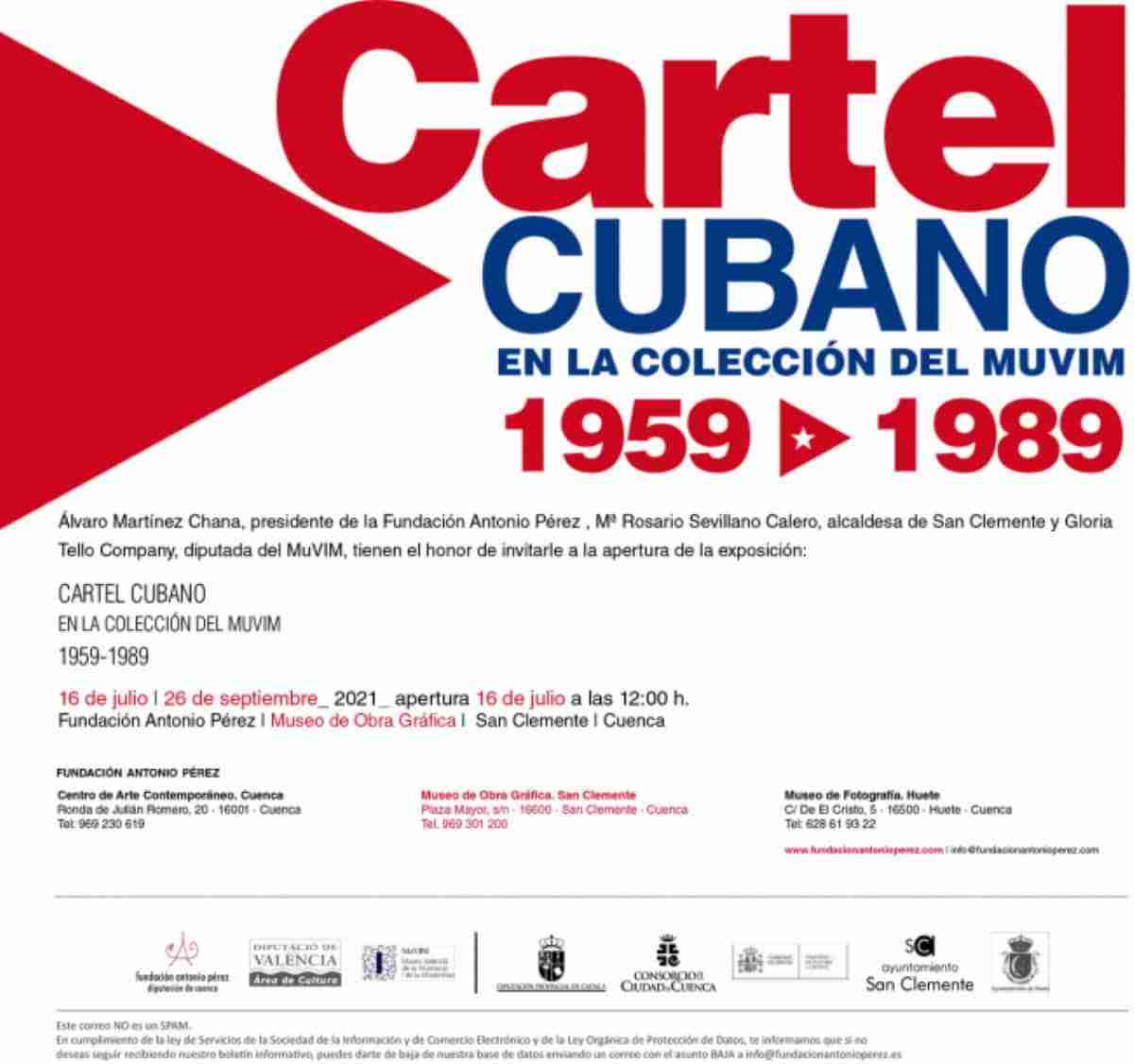 cartel cubano exposicion san clemente cuenca
