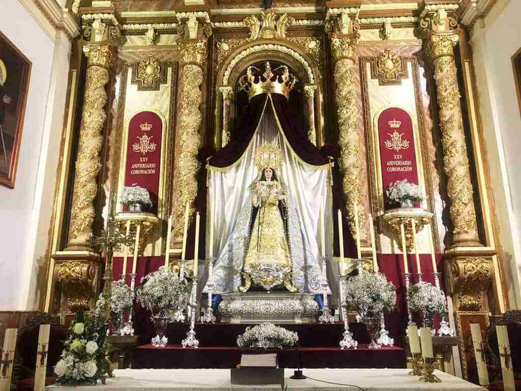 altar de la virgen de gracia en puertollano