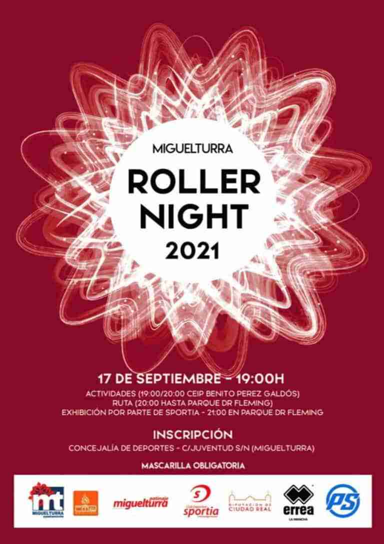 ruta nocturna roller night miguelturra