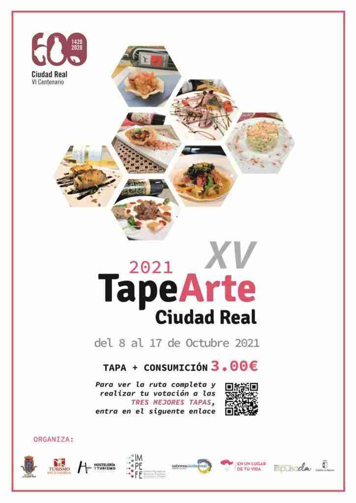 XV edición del Concurso de Tapas de Ciudad Real “Tapearte 2021” del 8 al 17 de octubre 2