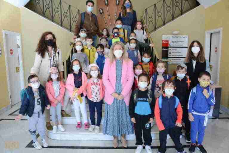 alumnos primaria visitaron ayto tomelloso