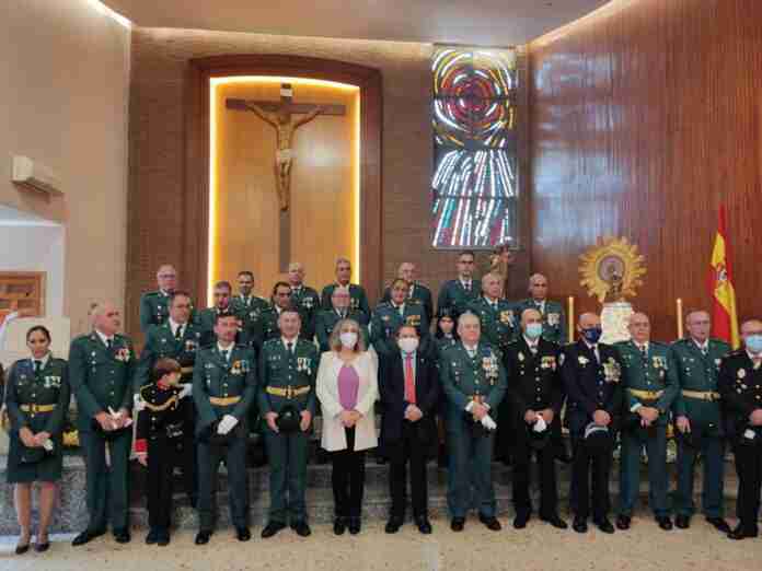misa guardia civil puertollano virgen el pilar dia fiesta nacional
