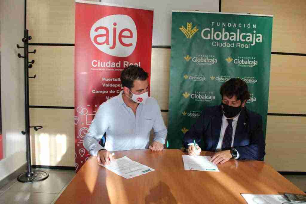 AJE rubricó con Fundación Globalcaja Ciudad Real su colaboración en la X edición del encuentro de negocios CONECTA 2021 6