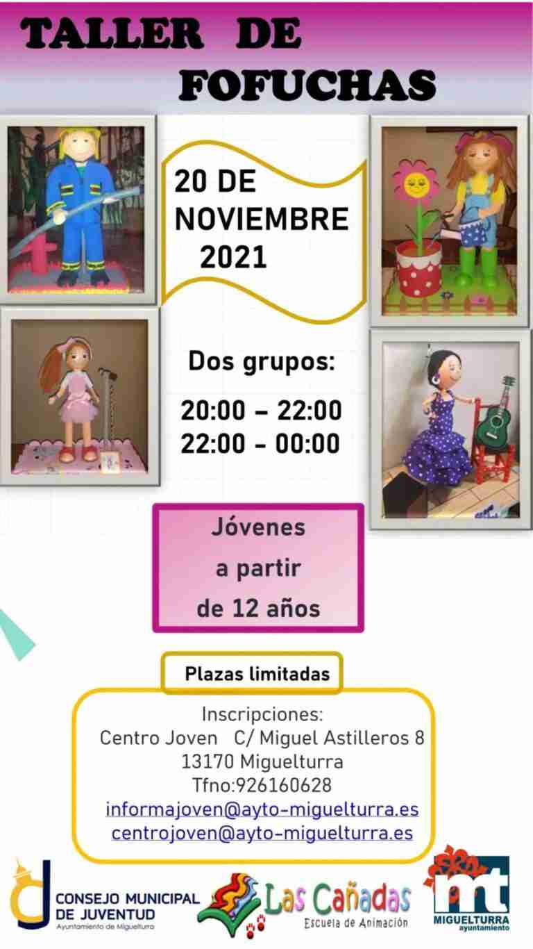 taller de fofuchas centro joven miguelturra