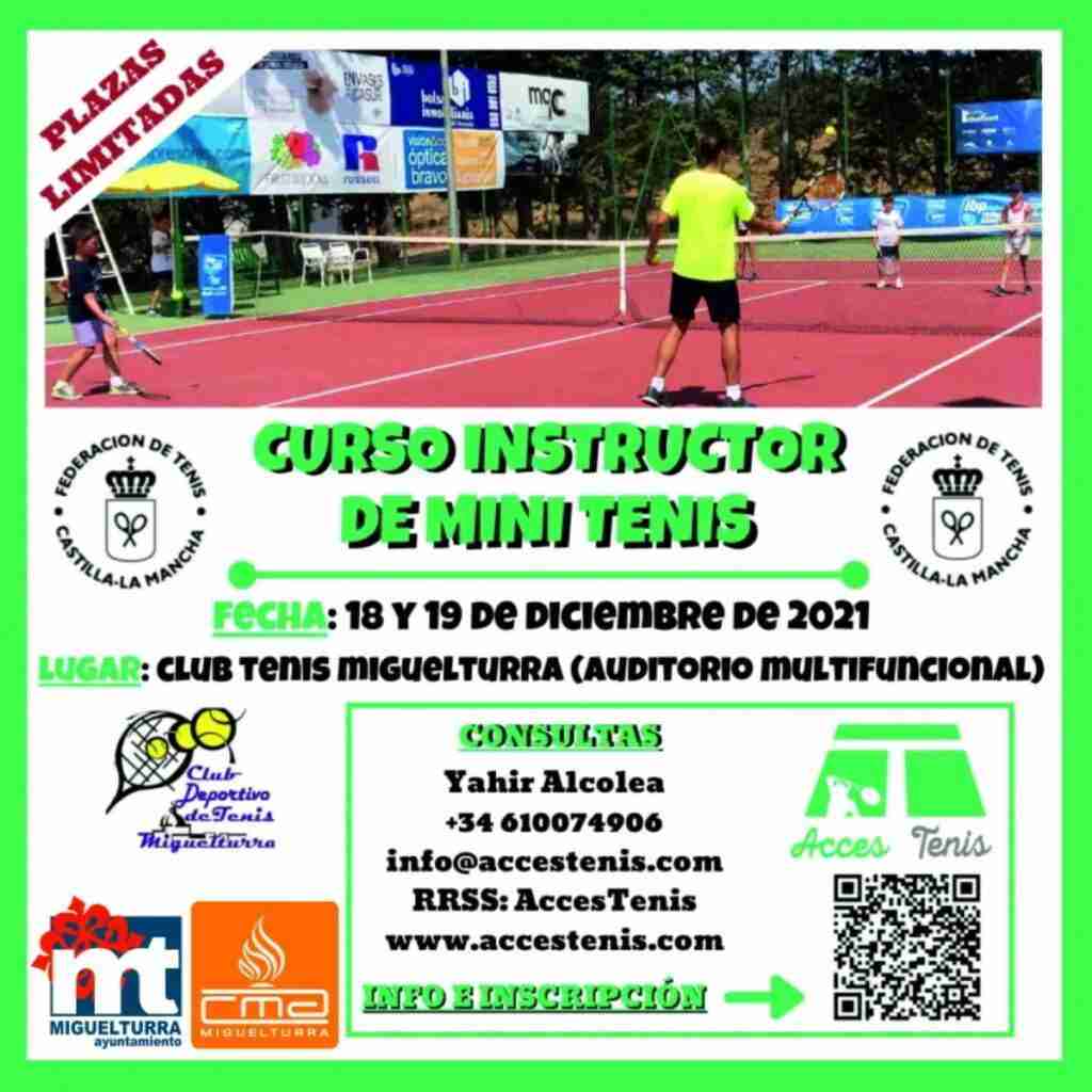 curso instructor mini tenis miguelturra