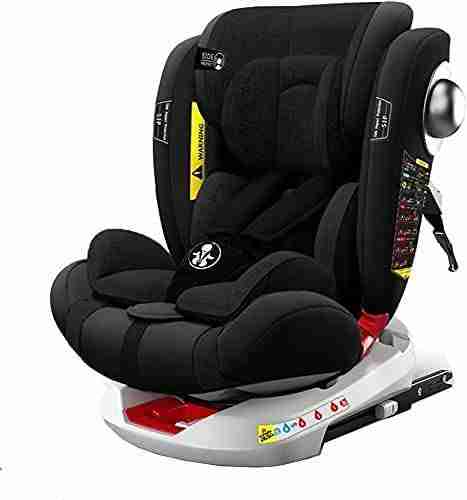 Foppapedretti Isodinamik, Silla de coche grupo 1/2/3 Isofix, Negro