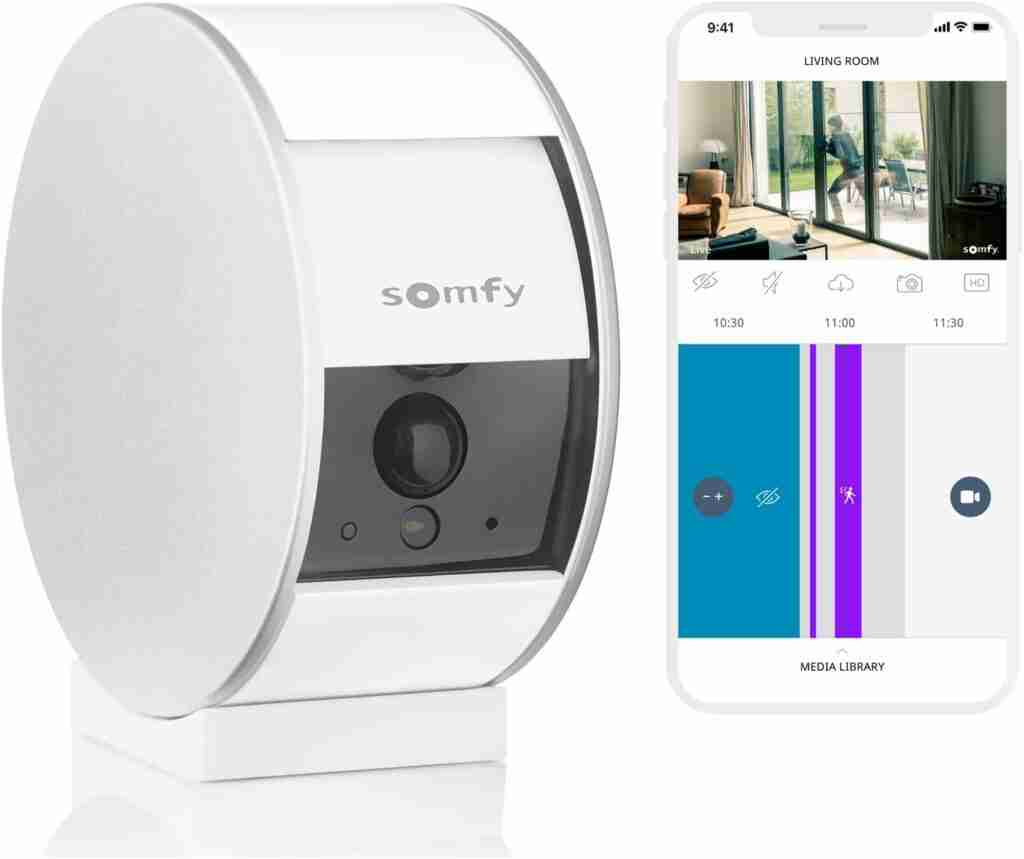 Cámara de vigilancia exterior Somfy, Wifi, 1080p Full HD