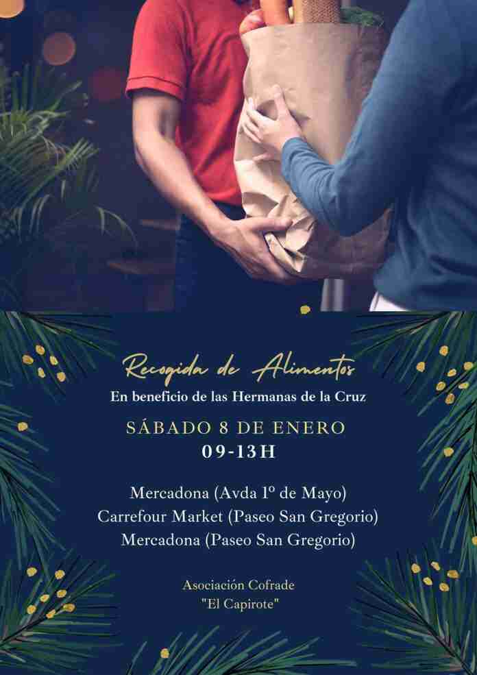 asociacion cofrade capirote puertollano recogida alimentos