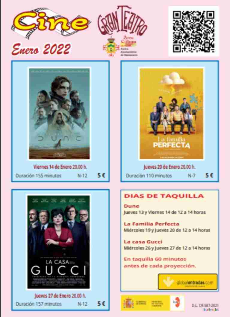 cine estreno manzanares enero