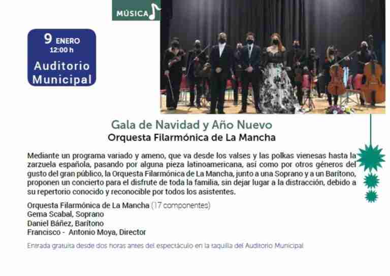 gala navidad ano nuevo filarmonica mancha albacete